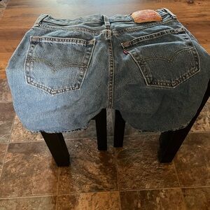 Levi's Light Blue Denim 405 Shorts